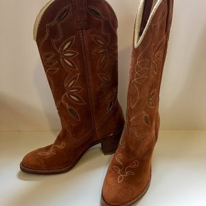 Vintage Womens Dingo Acme Suede Boots